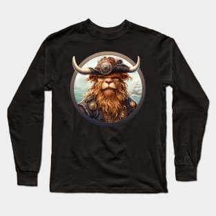 Cow Pirate Long Sleeve T-Shirt